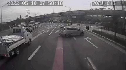 a bus driver who was struck by a car driving in reverse