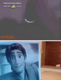 Video chat, face-to-face reaction gif