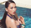 KARA KANG JI YOUNG Swimming Pool's Glamour Breastbone 1 Sheet High Definition