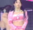 Pink tube top, training. TWICE, CHAEYOUNG