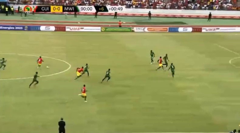 Guinea vs Malawi Butterfly Keita Additional Time Theater Goal!gif