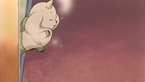 Digimon shower scene gif