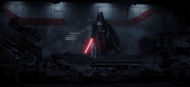Star Wars Log One 2016 Darth Vader Scene gif
