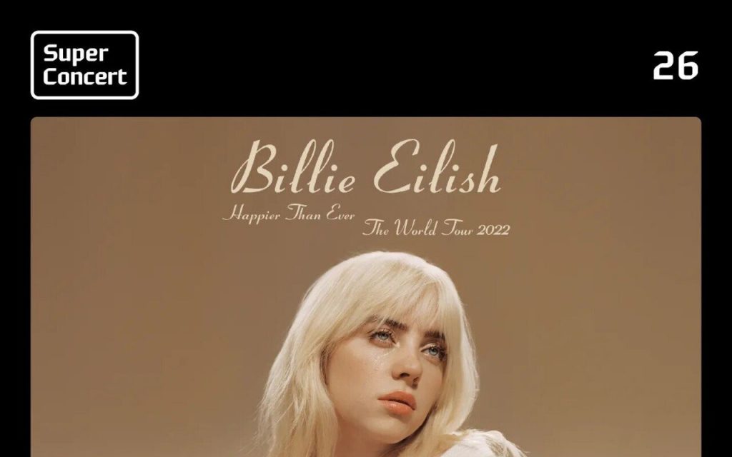 Official Hyundai Card Super Concert 26 Billie Eilish