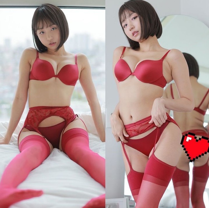 Pyo Eun Ji's "Red Bra Panty Patrion" preview is crazy