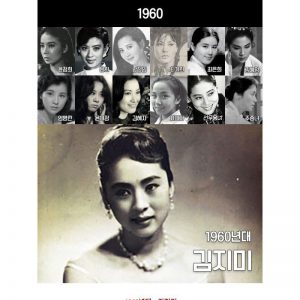 The genealogy of Korea's representative beauty by age