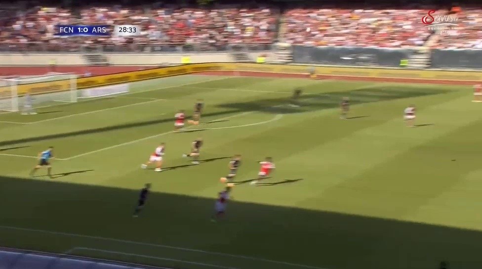 SOUND Nuremberg vs Arsenal Nuremberg extra goal Shaking