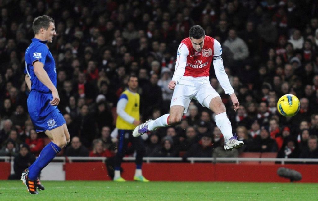 Robin van Persie's Arsenal final season performance gif