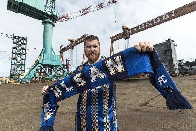 Official photo of Ulsan Hyundai foreign mercenaries