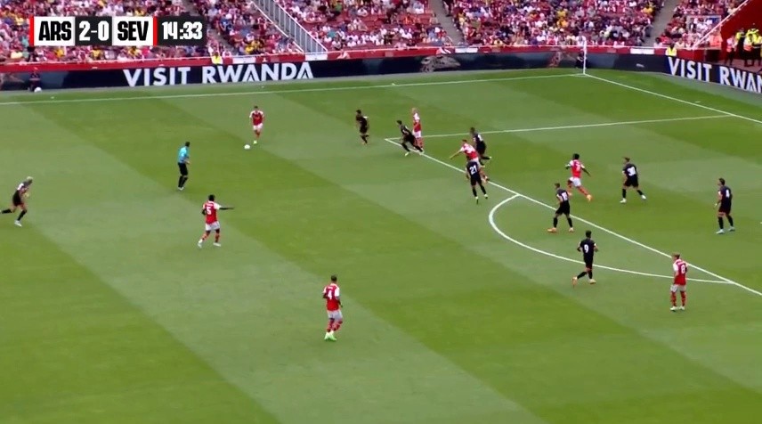 SOUND Arsenal vs Seville Jes스s Multi-Goal Shaking. Shaking