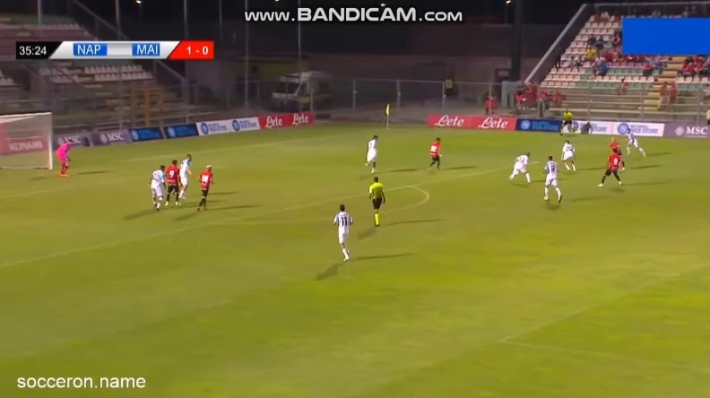 Napoli vs Mallorca Kim Minjae Pass Cut in Box