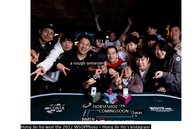 The runner-up was the world champion with 22 gamer poker