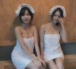 Korean Ryokan Twitch Training Bust Exposing Bikini