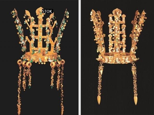 Silla gold crowns are not actually worn on the head