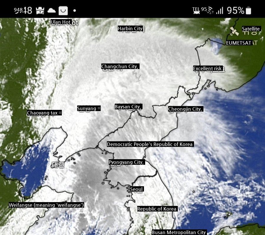Current typhoon satellite imagery