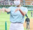 Basic T-shirt, White shorts, Ahn Ji-hyun, Cheerleader