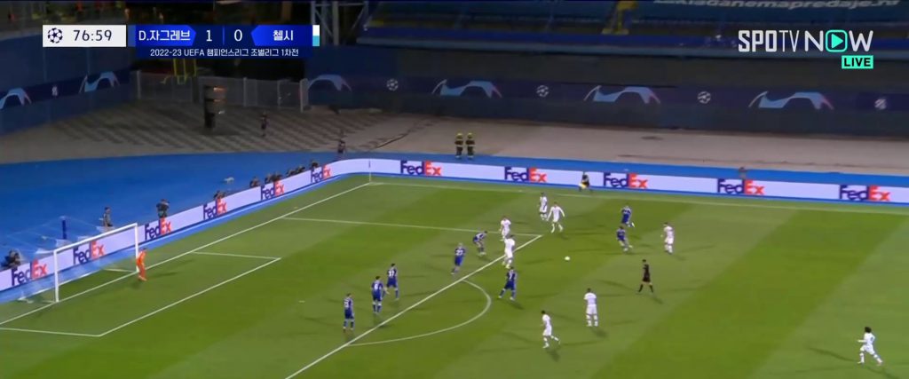 Dinamo vs Chelsea Ziyech shooting lol