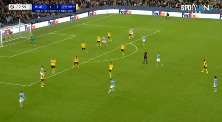 Manchester City V Dortmund and Manchester City Holland come from behind 21 goals Shaking