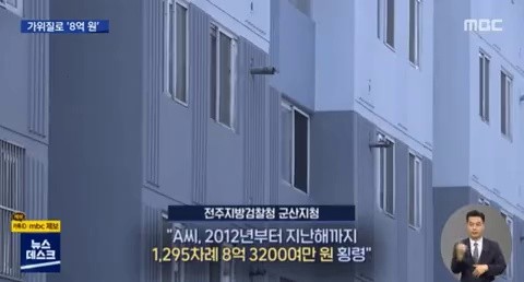 Accounting gif, which took away 800 million won in apartment maintenance costs