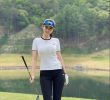 Cho Hyun's dizzying figure in golf