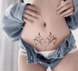 Women's tattoo position. Legend of likes or dislikes