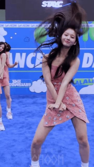 Seol Yoon is dancing to N.Mix ASAP