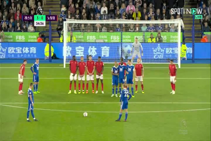 Leicester v Nottingham Madison Free Kick Extra Goal(Laughing out loud