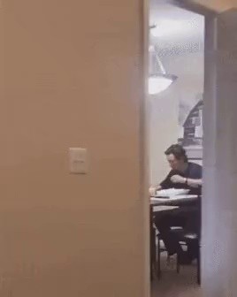 A video secretly taken by my wife who said she went to her parents' house.gif