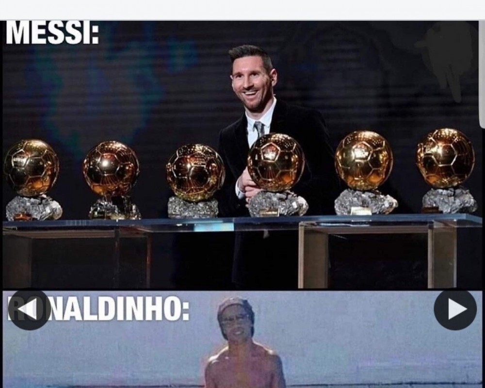 The reason why it's still Ronaldinho >> Messi