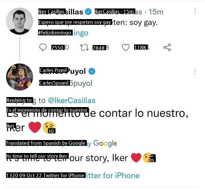 Casillas' coming out tweet with Puyol comments.jpg