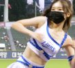 Samsung Conquering Cropped Sleeveless Top with Ribbon Go Jung-hyun Cheerleader