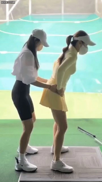 a golf swing lesson