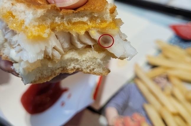 McDonald's Burgers Found Parasite Attempted to Shut Up for 500,000 Won