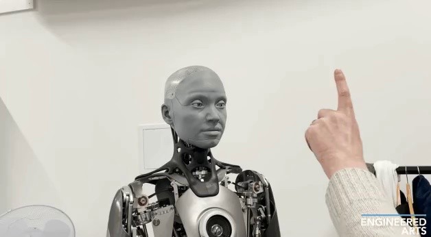 What's up with the humanoid robot?