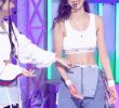 The youngest member who checks her abs