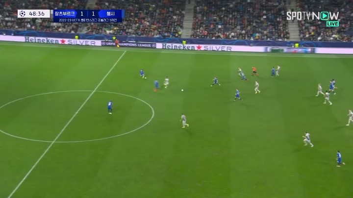 Salzburg vs Chelsea Salzburg counterattack equalizer Shaking. Shaking