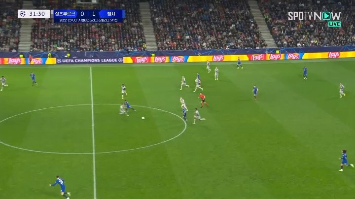 Salzburg v Chelsea Chelsea counterattack but Aubameyang Shaking