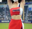 Crop sleeveless sexy gartering armpit Lee Da-hye cheerleader
