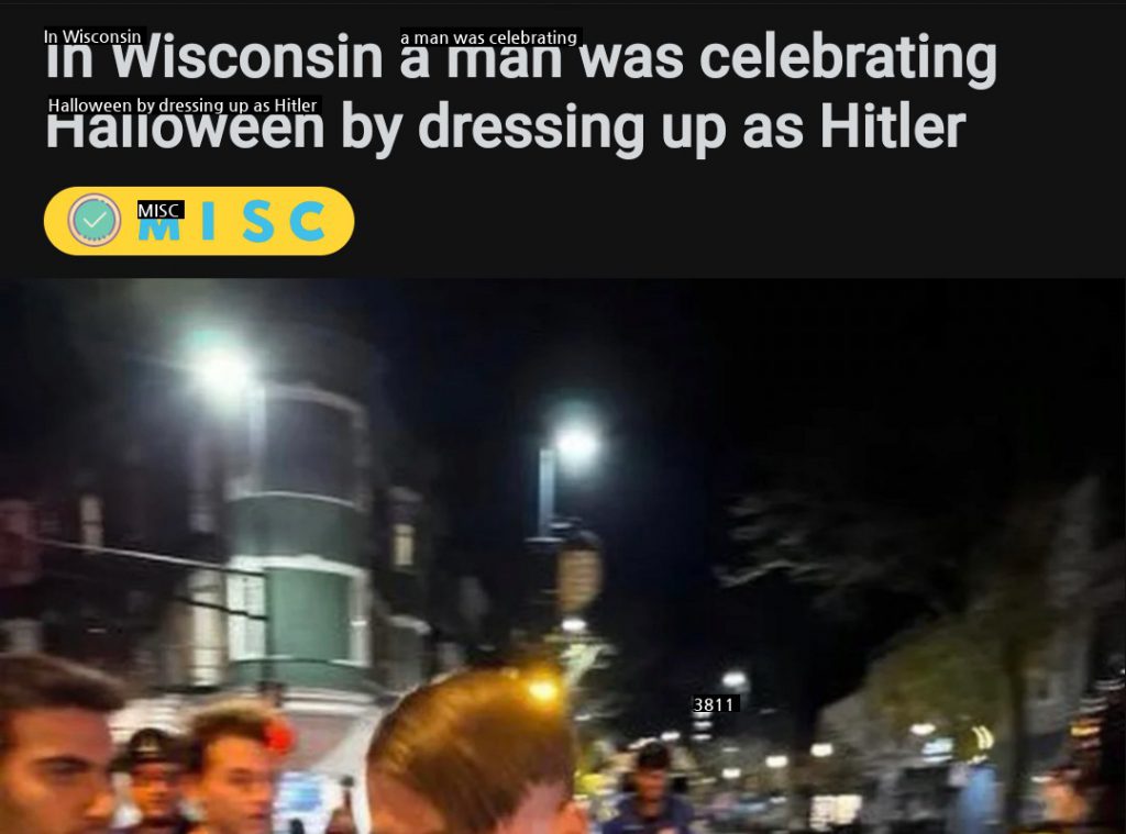 Hot Halloween Hitler costume on real-time Reddit