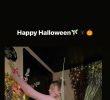 A well-built girl who enjoys Halloween costumes