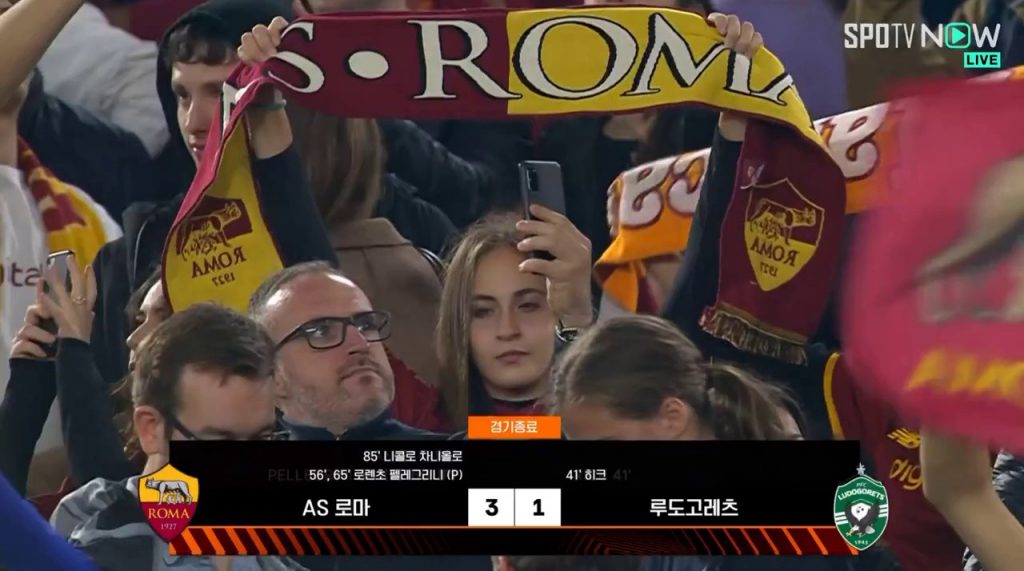 AS Roma vs Ludogorets Roma's 3-1 come-from-behind victory!!! Advance to the round of 16 PO!