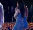 The back of the jeans at the SinB's consolation performance