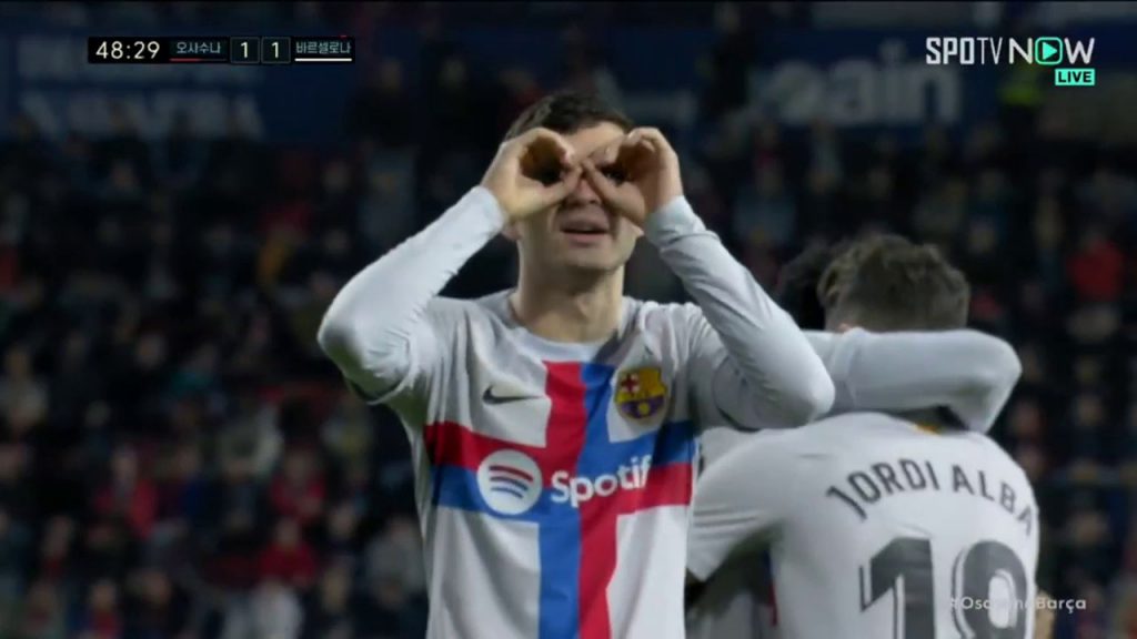 Osasuna V Warsaw Pedri equalizer(Laughing out loud. (Laughing out loud