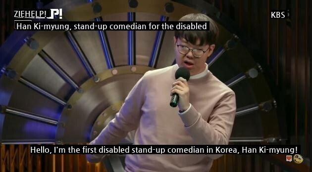 Gag of Korea's First Disabled Stand-Up Comedian