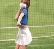 Cheerleader, white shirt, Ahn Jihyun, cheerleader