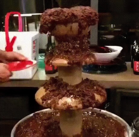 Chocolate Fountain with Wrong Temperature setting