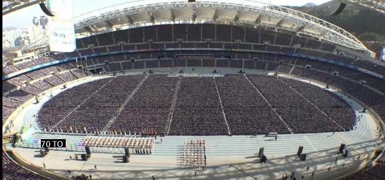 Sincheonchi Event with 10,000 Police Estimates