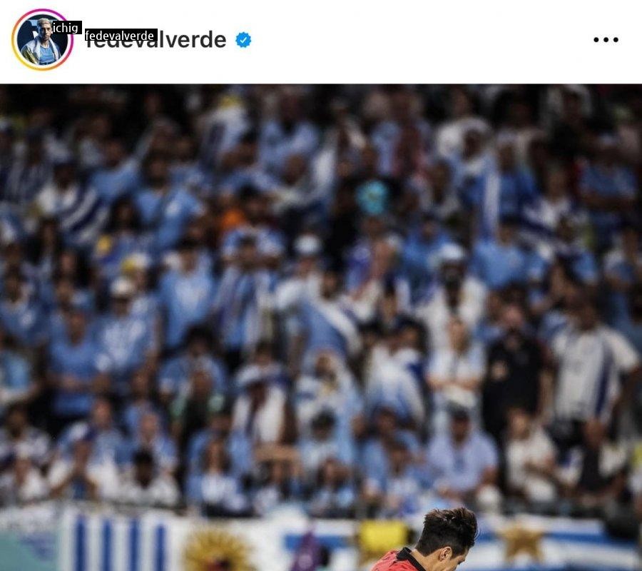 Uruguayan player Valverde Instagram post update.jpg