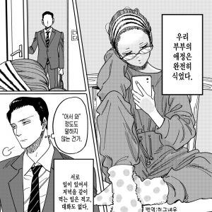 Married couple on Married Couple's Day evening manhwa