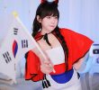 Queen Dami, the Korean national flag girl you can never see in Qatar